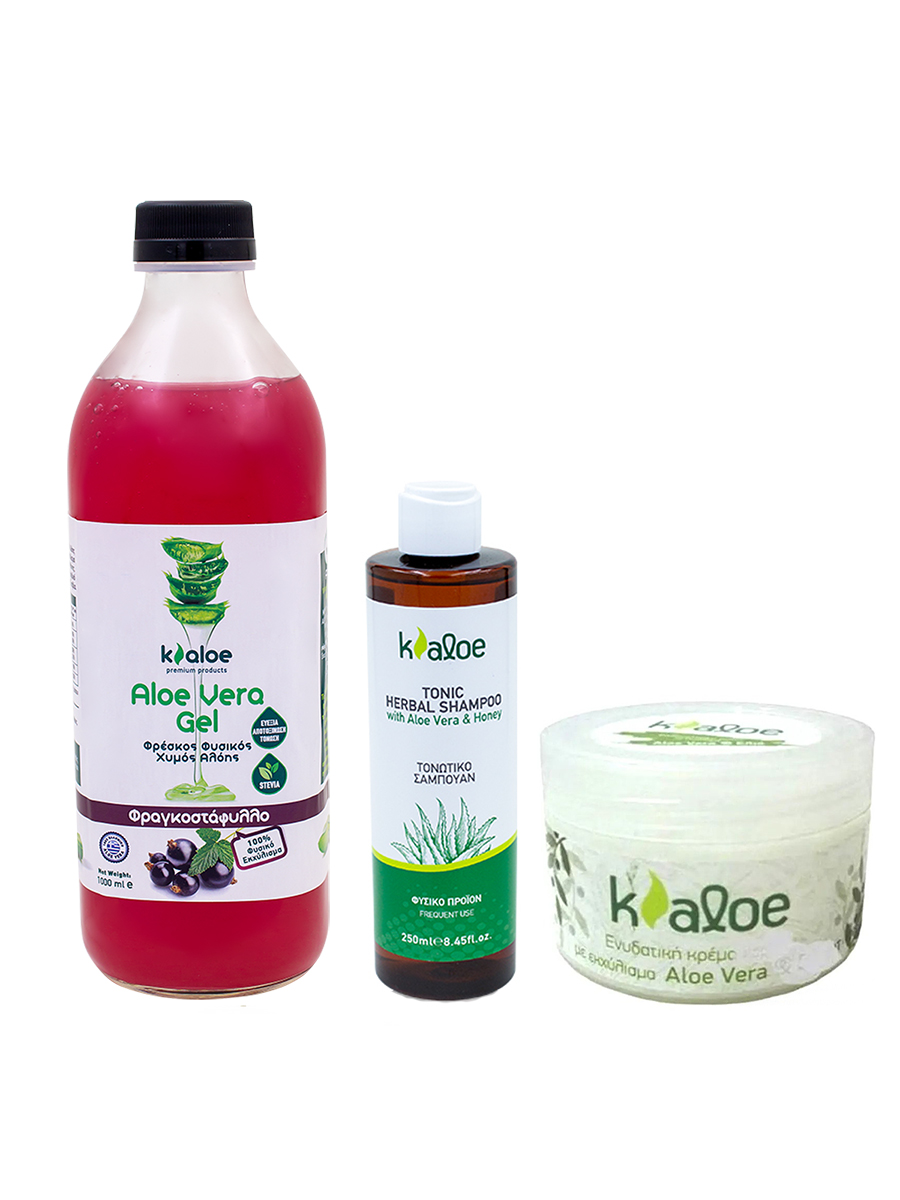 ΠΑΚΕΤΟ ΠΡΟΣΦΟΡΑΣ ΠΟΣΙΜΗΣ ΑΛΟΗΣ+ ΚΡEMA ΠΡΟΣΩΠΟΥ + ΣΑΜΠΟΥΑΝ